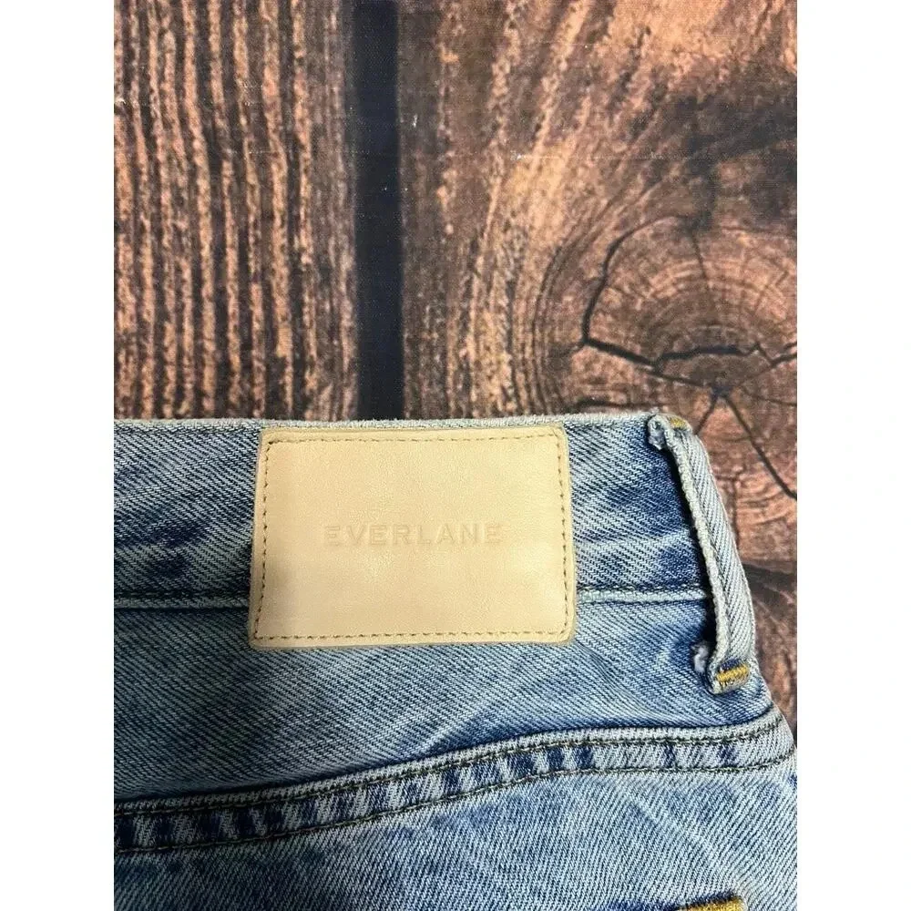 Everlane Women's‎ Size 26 Crop 90s Cheeky Mom Jeans Blue Light Wash